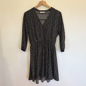 Black and White polka dot dress size large